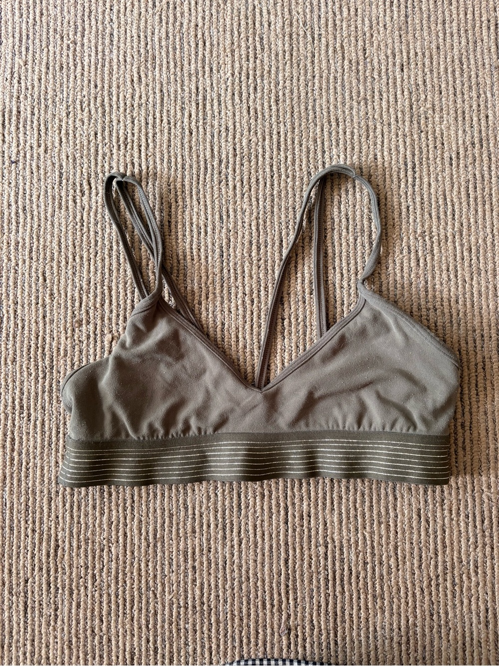 Lululemon Dark Olive Green Sports Bra size 4 or 6?